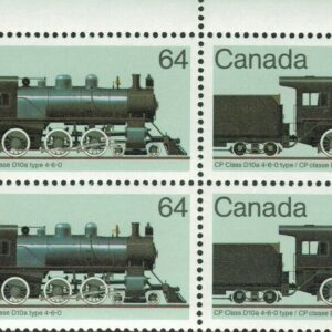 Canada PB#1039 - CP Class D10a 4-6-0 type (1984) 64¢