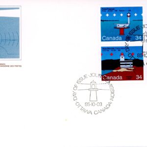 Canada OFDC#1066a - Canadian Lighthouses-2 (1985) 4 x 34¢