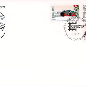 Canada OFDC #1123-5 - Capex 87 () 1 x 36¢, 1 x 42¢, 1 x 72¢