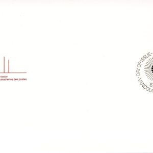 Canada OFDC #1147 - Commonwealth Emblem (1987) 36¢