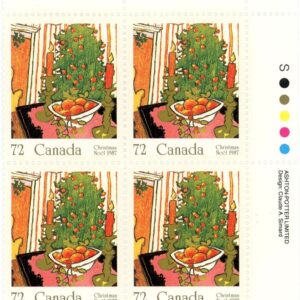 Canada Stamp PB#1150 - Mistletoe, tree (1987) 72¢
