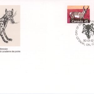 Canada OFDC 1990 --#1172-75-79- definitives.