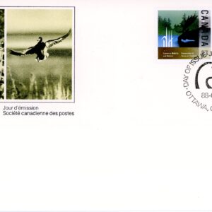 Canada OFDC #1205a - Wildlife Conservation (1988) 2 x 37¢