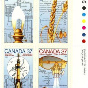 Canada Stamp PB#1209a - Canada Day-Science and Technology-3 (1988) 4 x 37¢