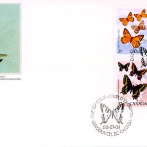 Canada OFDC - 1988 #1213A BUTTERFLIES