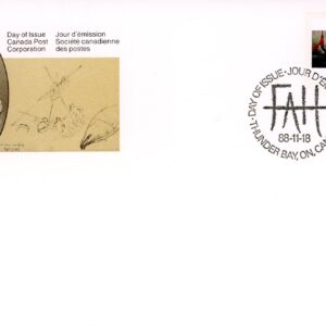 Canada OFDC#1227 - Frances Ann Hopkins (1988) 37¢