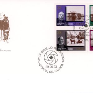 Canada OFDC #1240a - Canadian Photography (1989) 4 x 38¢