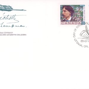 Canada OFDC#1244a - Canadian Poets (1989) 2 x 38¢