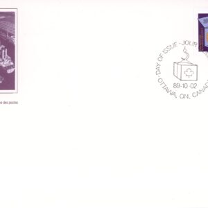 Canada OFDC #1251 - World in Carton (1989) 38¢