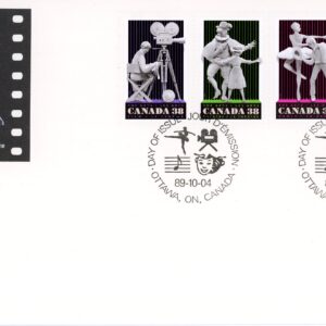 Canada OFDC #1255a - Performing Arts (1989) 4 x 38¢