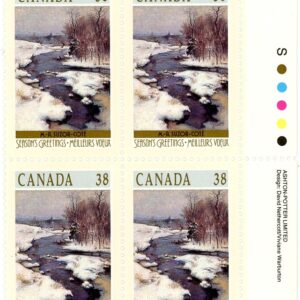 Canada Stamp PB#1256 - Bend in Gosselin River, Arthabaska (1989) 38¢