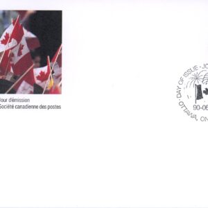 Canada OFDC #1278 - Canadian Flag with Fireworks (1990) 39¢