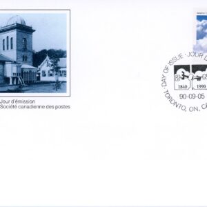 Canada OFDC #1287 - Rainbow in clouds (1990) 39¢