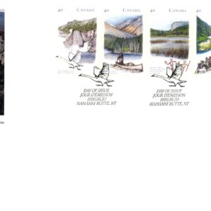 Canada FDC#1325a - Heritage Rivers-1 (1991) 5 x 40¢