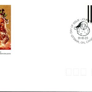 Canada OFDC#1342 - Father Christmas, Great Britain (1991) 35¢