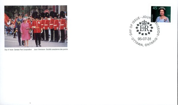 Canada OFDC#1360 - Queen Elizabeth II (1995) 45¢