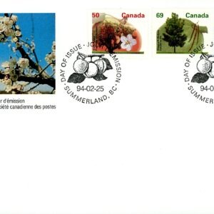 Canada OFDC 1994 --#1365, 1369, 1373 - Definitives.