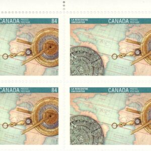 Canada Stamp PB#1407 - Encounter (Columbus) (1992) 84¢