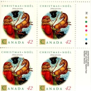 Canada Stamp #1452 - Jouluvana (1992) 42¢