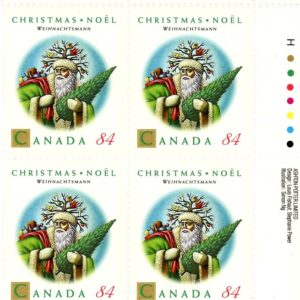 Canada Stamp #1454 - Weihnachtsmann (1992) 84¢