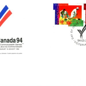 Canada FDC#1518a - XV Commonwealth Games (1994) 2 x 43¢