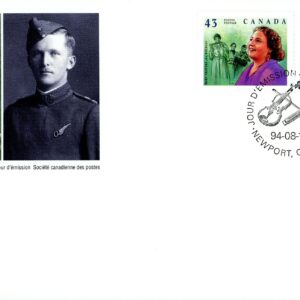 Canada OFDC #1526a - Great Canadians (1994) 2 x 43¢