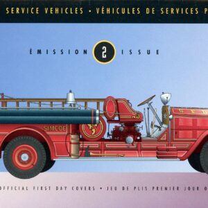 Canada OFDC#1527 - Historic Public Service Vehicles-2 (1994) 2 x 43¢, 2 x 50¢, 2 x 88¢