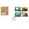 Canada OFDC #1532a - Prehistoric Life in Canada-4 (1994) 4 x 43¢
