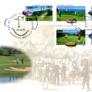 Canada OFDC 1995 --#1553-1557 Celebrating Golf