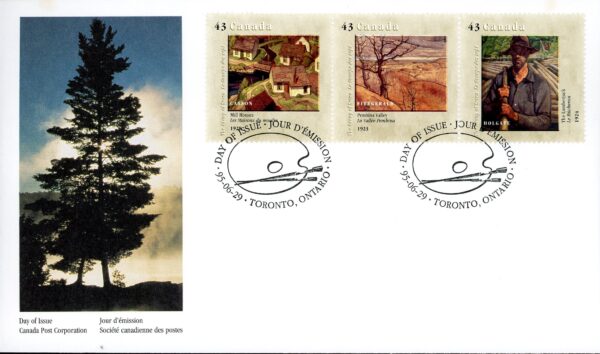 Canada OFDC - 1995 43c GROUP OF SEVEN Set of 10 (1559-1561) - Image 3