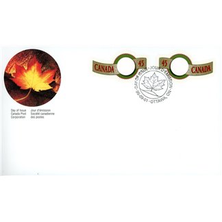 Canada OFDC#1568 - "Quick Stick", Canada on left (1995) 45¢