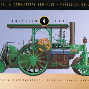 Canada OFDC#1604 - Historic Land Vehicles-4 (1996) 2 x 45¢, 2 x 52¢, 2 x 90¢
