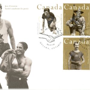Canada OFDC#1612a - Canadian Olympic Gold Medallists (1996) 5 x 45¢