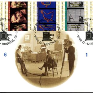 Canada OFDC#1615 - Cinema in Canada (1996) 5 x 45¢