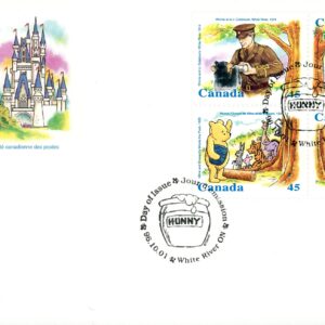 Canada OFDC#1621a - Winnie the Pooh (1996) 4 x 45¢