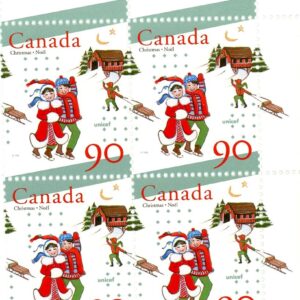 Canada Stamp #1629 - Children skating (1996) 90¢