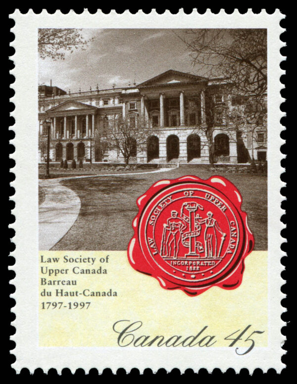 Canada Stamp SHEET#1640 - Osgoode Hall (1997) 45¢ - Image 2