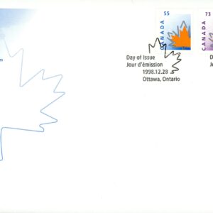 Canada Stamp #1684-1685-1686 - Maple Leaf (1998) 55¢-73¢-95¢