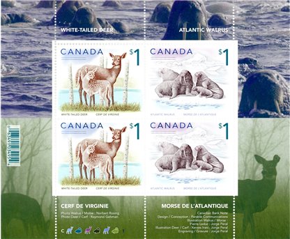 Canada Stamp #1689b - Wildlife Definitives-High Values (2005) 4 x $1 - Image 2