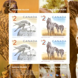 Canada Stamp #1692b - Wildlife Definitives-High Values (2005) 4 x $2