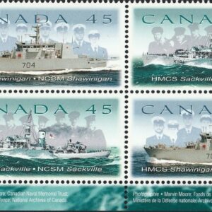 Canada PB#1763a - Canadian Naval Reserve (1998) 2 x 45¢