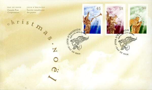 Canada OFDC#1764-6 - Christmas-Angels (1998) 1 x 45¢, 1 x 52¢, 1 x 90¢