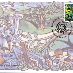 Canada OFDC#1785 - Older couple on path of life (1999) 46¢