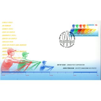 Canada OFDC#1805 - Five rowers (1999) 46¢
