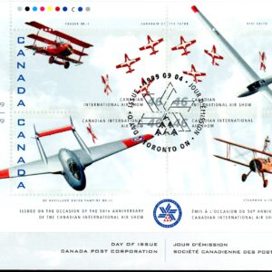 Canada OFDC#1807 - Canadian International Air Show (1999) 4 x 46¢
