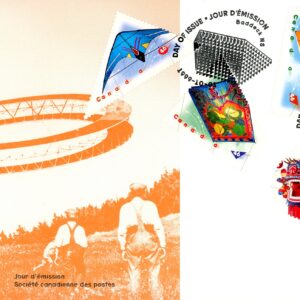 Canada OFDC#1811-Kites (1999) 4 x 46¢