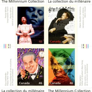 Canada Stamp #1820 - Extraordinary Entertainers (1999) 4 x 46¢