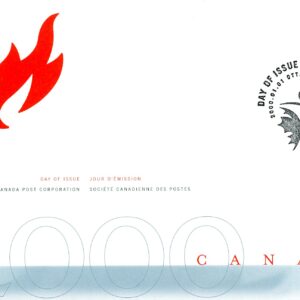 Canada OFDC#1835 - Canada Millennium Partnership Program logo (2000) 46¢