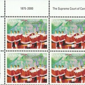 Canada PB#1847 - The Assembled Supreme Court Justices (2000) 46¢