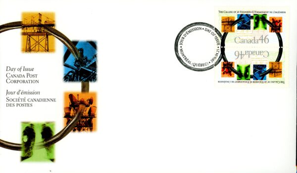 Canada OFDC#1848 - Engineering achievements (2000) 46¢